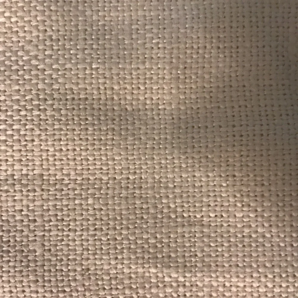 New Pottery Barn Linen & Jute Braid Pillow Covers Shams Ivory Tan 20”